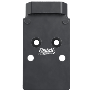 Foxtail Precision Red Dot Adapter Plate for Optics-Ready Pistol, Black Anodized CZ P10 - 100001