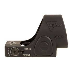 Trijicon SRO Matte Black 5 MOA Red Dot Reticle, 1x25mm x 22.5mm, Handgun with Lock In/Out Mode - 2500003