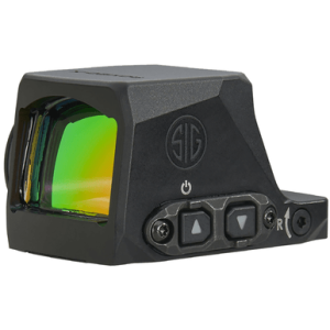 Sig Sauer Electro-Optics SORX1400 Romeo-X Enclosed Black 1 x 24 mm 2 MOA Red Dot/32 MOA Circle Multi Reticle