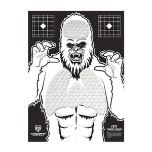 Triumph Systems Threat Down Reactive Splatter Target Yeti Hanging Paper 30 in x 22 in - 031513006