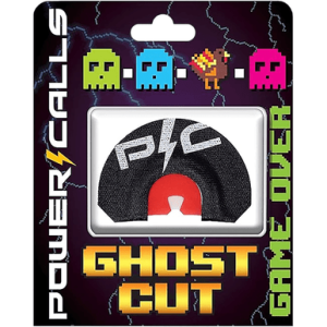 Power Calls Ghost Cut Game Call, Black/Red Diaphragm Call Turkey Hen Sounds - 24243