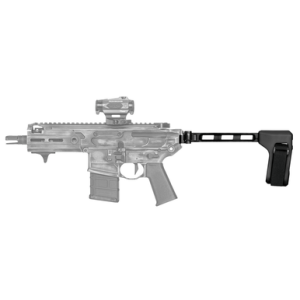 SB Tactical FS1913-01-SB FS1913-01-SB Side Folding Black Synthetic with 9.60" OAL & Nylon Strap for AR-Platform with 1913 Picatinny Rail (Tube Not Included)