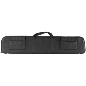 Bulldog BD49242 Tactical Shotgun Case made of Water-Resistant Nylon with Black Finish, 1.75" Foam Padding, Tricot Lining, Full Length Zipper, 2 External Pockets & Hidden Shell Loops 42" L