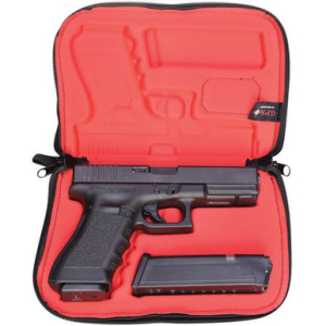 GPS Bags 907PC Custom Molded w/ Lockable Zippers Internal Mag Holder & Black Finish for Glock 17/19/22/23/26/27