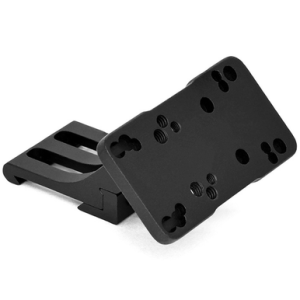 Warne Red-Dot Riser 45 Degree Offset Reflex, Left Hand Black Anodized Rifle - 6110ML