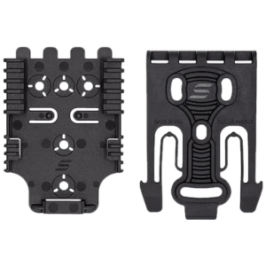 Safariland Quick Locking System Kit, Black Nylon QLS19 Locking Fork / QLS22 Receiver Plate - QUICK2KIT12