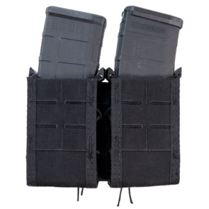 High Speed Gear TACO Duty Double Rifle Mag Black Nylon MOLLE Mount - 41TA02BK