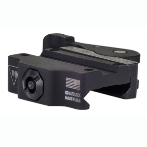 Trijicon MRO with Lever Quick Release Low Profile Picatinny Rail Mount Matte Black Aluminum - AC32082