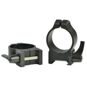 Warne 214LM Rings Maxima/Magnum Quick Detach Medium 30mm Diameter Matte Black