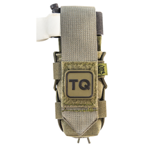 High Speed Gear TACO Tourniquet Pouch OD Green Nylon with Velcro Closure Fits MOLLE Compatible with Most Windlass-Style Tourniquets - 11TQ00OD