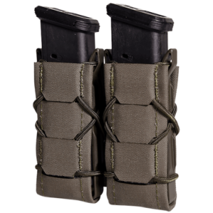 High Speed Gear Gen 2 Double Pistol TACO Holder, OD Green Nylon MOLLE Compatible w/ Pistol - 24PT02OD