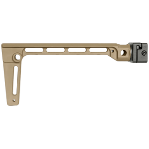 Midwest Industries Arm Brace Side Folding Stock, Flat Dark Earth 6061 Aluminum Fixed - MIARMSFFDE