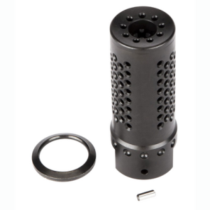 Spikes Tactical Dynacomp Extreme Muzzle Brake Black Nitride 416R Stainless Steel 5/8"-24 Threads 2.25 in OAL for 308 Win - SBV1019
