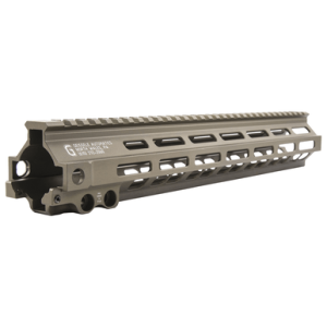 Geissele Automatics 05285S Super Modular Rail MK8 13.50" M-LOK, Desert Dirt Aluminum for AR Platform, Barrel Nut Included