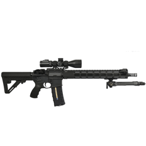 Leapers TBNR Bipod, Black Anodized Aluminum/Steel 8.50-11" Vertical Adjustment - TLUBP01M