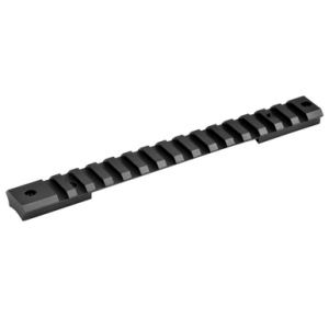 Warne Tactical Rail, Remington 700 Long Action, 0 MOA, Matte Black - M674M