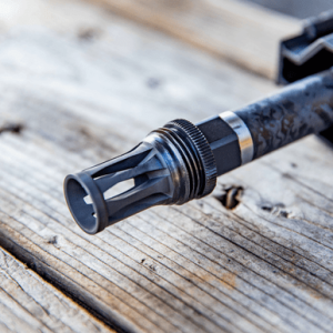 Kgm Suppressors Quick Detach Flash Hider, Black Nitride Steel 3/4"x24 Threads - A-QD-FH-S-3M