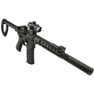 UTG PRO Arwen Free Float M-LOK Handguard, 10" Black Aluminum - MTU045SEM