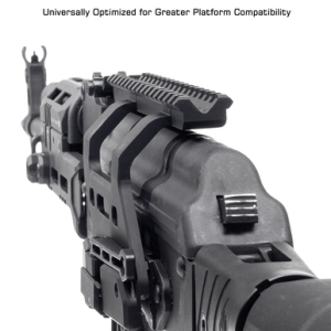 Leapers Quick-Detachable AK Side Mount, 6.69" Long Matte Black Anodized Aluminum - MTUAK01
