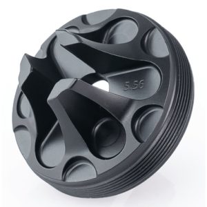 Rugged Suppressors FC007 Flash Hider Front Cap 5.56mm, Black Steel