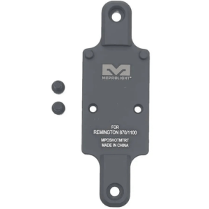 Meprolight RMR Shotgun Plate, CNC Machined 6061-T6 Aluminum Black Remington Model 870/1100 - 901141043