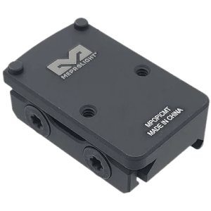 Meprolight USA Picatinny Riser, Matte Black Aluminum RMR Footprint Mount - 901141044