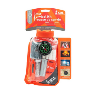 Survive Outdoors Longer Scout Survival Kit Waterproof Orange - 01401727