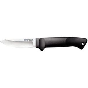 Cold Steel Pendleton Lite Hunter Knife, 3.63" Fixed Drop Point Plain Cryo Quenched 4116 SS Blade 4.88" Black Polypropylene Handle - CS20SPH