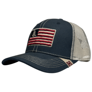 Hornady Gear Trucker Gadsden Flag Patch Hat, Navy Adjustable Snapback OSFA - 33310