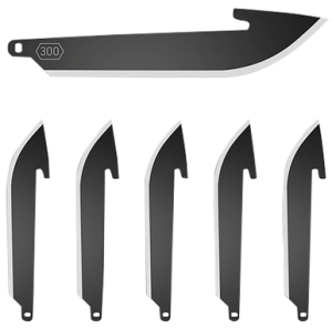 Outdoor Edge Replacement Blades, 6 3" Drop Point Japanese 420J2 Stainless Steel - RR30K-6C