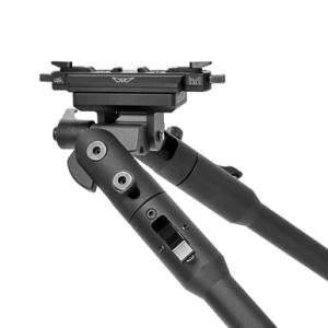 Warne Skyline Lite Bipod, Folding Black Aluminum/Steel QD M-LOK Interface - 7914M