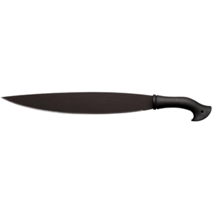 Cold Steel Barong Machete, 18" Black Matte Baked-On Anti Rust 65Mn Carbon Steel Blade Black Polypropylene Handle 24.50" Long Includes Sheath - CS97BAM18S