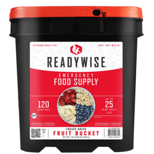 Wise Foods Emergency Supplies Freeze Dried Fruit, 120 Servings 20 Year Shelf Life - RW4052120