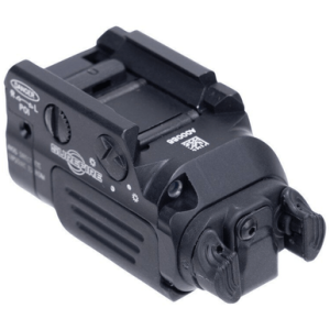 SureFire XR2-A-RD Compact Gun Light, Black Anodized Recoil/Weatherproof 800 Lumens White LED/Red Laser - XR2ARD