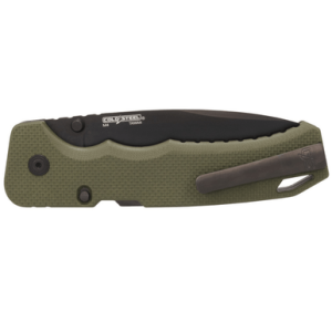 Cold Steel Swift III EDC Knife, 4" Folding Plain Black PVD CPM M4 Steel Blade OD Green Textured G10 Handle Presentation Box - CSFL40AT