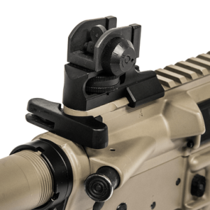 UTG Super Slim Rear Sight, Black Aluminum/Steel Picatinny Fixed A2 Dual Aperture with 6 / 3 Drum - MT950RS03