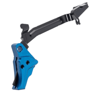 Tyrant CNC I.T.T.S Trigger/Bar, Blue/Black Aluminum Fits Glock Gen3-4 - TDGTRIG34BLUEBLACKBAR