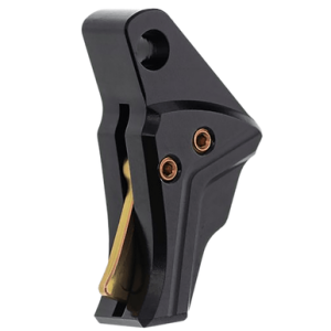 Tyrant CNC I.T.T.S Trigger/Bar, Black/Gold Aluminum Fits Glock Gen3-4 - TDGTRIG34BLACKGOLD