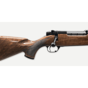 Weatherby Mark V Deluxe Rifle, 26" High Gloss Fluted Barrel High Gloss Blued Drilled & Tapped Stainless Steel Receiver Fixed Gloss Walnut Wood Stock Right Hand 3+1rd 270 Wthby Mag - MDX01N270WR6O