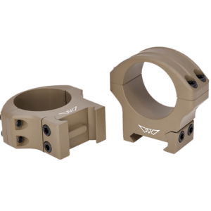 Warne Hyperlite Scope Rings, Dark Earth 34mm Tube Medium Rifle - 8521DE