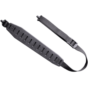 CVA Claw 2.0 Flush Cup Sling, Black Nylon/Rubber Includes Hush Stalker II QD Metal Sling Swivels Rifle/Shotgun - 57023-3
