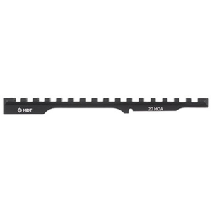 Mdt Sporting Goods Inc Picatinny Scope Rail Black Anodized 11" Long Fits Tikka T1X Rimfire Action, 20 MOA - 104505BLK
