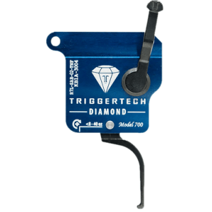 TriggerTech Diamond Trigger, Black Flat Straight Left Hand Fits Remington 700 - R7LSAB02TNF