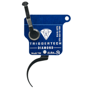 TriggerTech Diamond Trigger, Black Curved Right Hand Fits Remington 700 - R70SAB02TNP