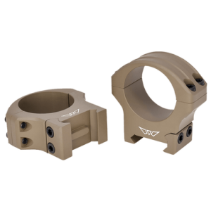 Warne Hyperlite Scope Rings, Dark Earth 1" Tube Rifle - 8502DE
