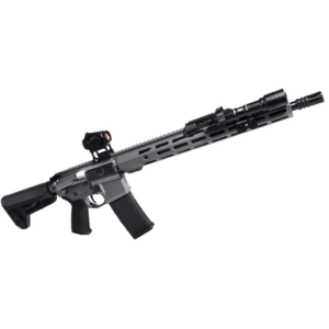 Shark Coast Tactical Bundle Grey Night Rifle, 16" Black Nitride Threaded Barrel Custom Grey Cerakote Picatinny Rail Aluminum Receiver Magpul SL-K Black Polymer Stock StreamLight ProTac Rail Light/Vortex Crossfire Red Dot 30+1 5.56mm - 300-100-1002-04
