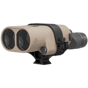 Sig Sauer Electro-Optics Zulu6 HDX Pro Binocular Adapter, 3.98" High Black Arca Swiss Mount - SOZ6B150