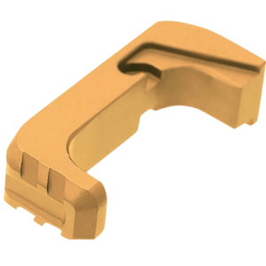 Tyrant CNC Extended Magazine Release, Gold Aluminum Glock Gen4-5 - TDGEMRGLDLD