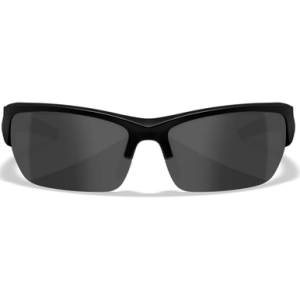 Wiley X Valor Sunglasses, Polycarbonate Matte Black Frame Medium Smoke Gray Lens Scratch-Resistant 100% UV Rating - CHVAL08