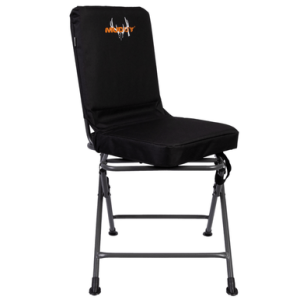 Muddy Padded Swivel Chair, Black 300 Denier Polyester Fabric/ Polyethylene Foam Seat - MUDPSCHR